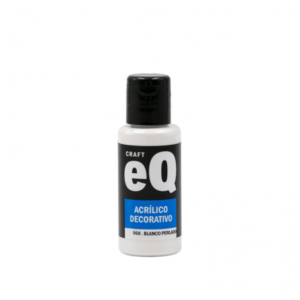 EQ ACRILICO DECORATIVO X 50cc (050) BLANCO PERLADO