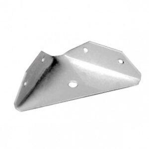 SOPORTE PARA ALACENA ANGULO CON ALAS ACERO INOX.