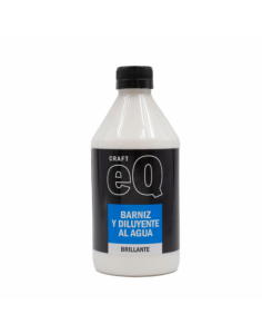 EQ ACC. BARNIZ Y DILUYENTE AL AGUA X 500ml. BRILLANTE