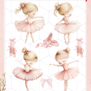 TRANSFER TERMOTRANSFERIBLE TEXTIL BAILARINAS 1