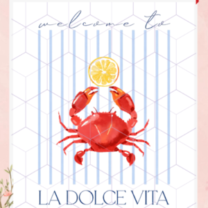 TRANSFER TERMOTRANSFERIBLE TEXTIL LA DOLCE VITA 1