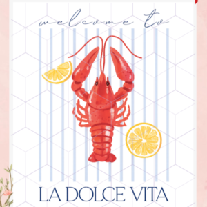 TRANSFER TERMOTRANSFERIBLE TEXTIL LA DOLCE VITA 2