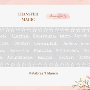 TRANSFER MAGIC PALABRAS 1 BLANCO