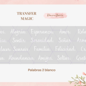 TRANSFER MAGIC PALABRAS 2 BLANCO