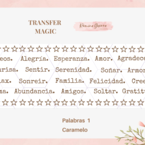 TRANSFER MAGIC PALABRAS 1 CARAMELO