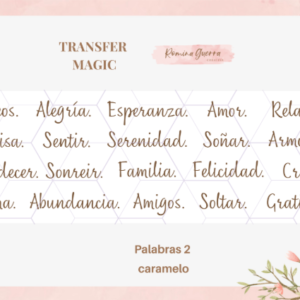TRANSFER MAGIC PALABRAS 2 CARAMELO