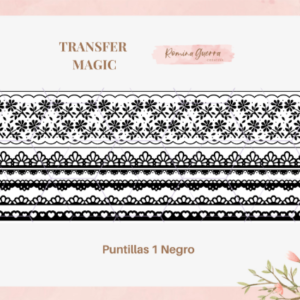 TRANSFER MAGIC PUNTILLAS 1 NEGRO