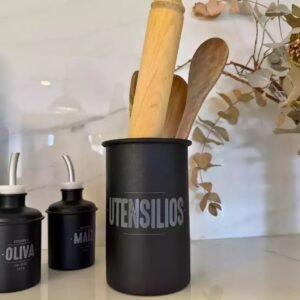 LATA UTENSILIOS NEGRO