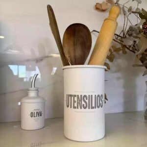 LATA UTENSILIOS BLANCO