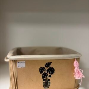 CAJA DECORATIVA “PLANTA”