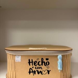 CAJA DECORATIVA “HECHO CON AMOR”