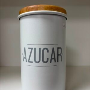 LATA “AZUCAR” CON TAPA DE MADERA