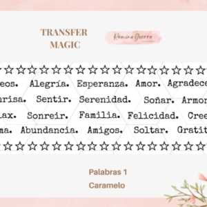 TRANSFER MAGIC – PALABRAS 1 NEGRO