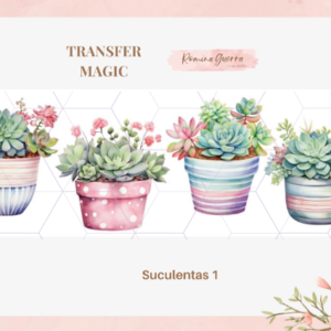 TRANSFER MAGIC – SUCULENTAS 1