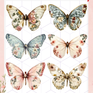 TRANSFER TERMOTRANSFERIBLE TEXTIL – MARIPOSAS 13