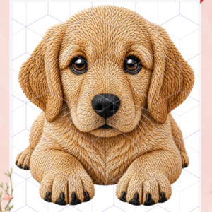 TRANSFER TERMOTRANSFERIBLE TEXTIL – PERRITOS BORDADOS 4