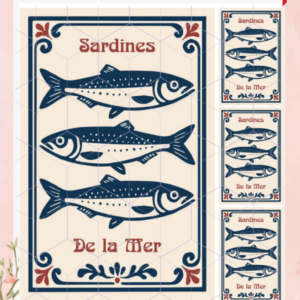 TRANSFER TERMOTRANSFERIBLE TEXTIL – SARDINAS 3