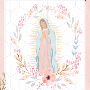 TRANSFER TERMOTRANSFERIBLE TEXTIL – VIRGEN DE GUADALUPE 1